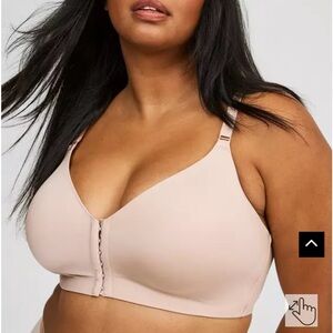 Torrid Dream Wire-Free Front-Close Bra Rose Dust 48C